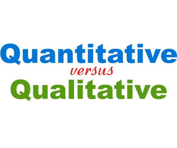 الفرق بين البحوث الكمية والنوعية