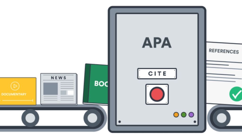 طريقة توثيق المراجع apa