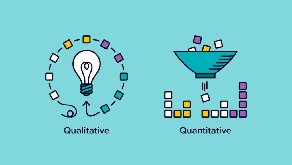 الفرق بين البحوث الكمية والنوعية