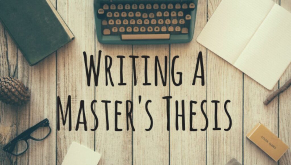 كتابة اطروحة ماجستير